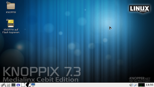 [knoppix desktop, Klick zum Vergrößern]