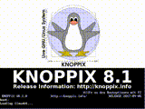 [knoppix booting animation]